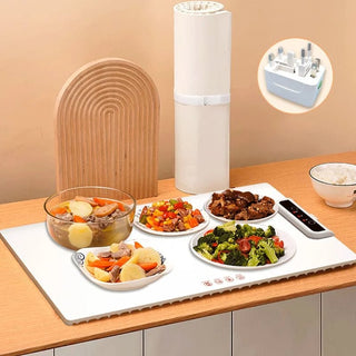 Foldable Silicone Fast Heating Food Electric Warming Tray marnetic