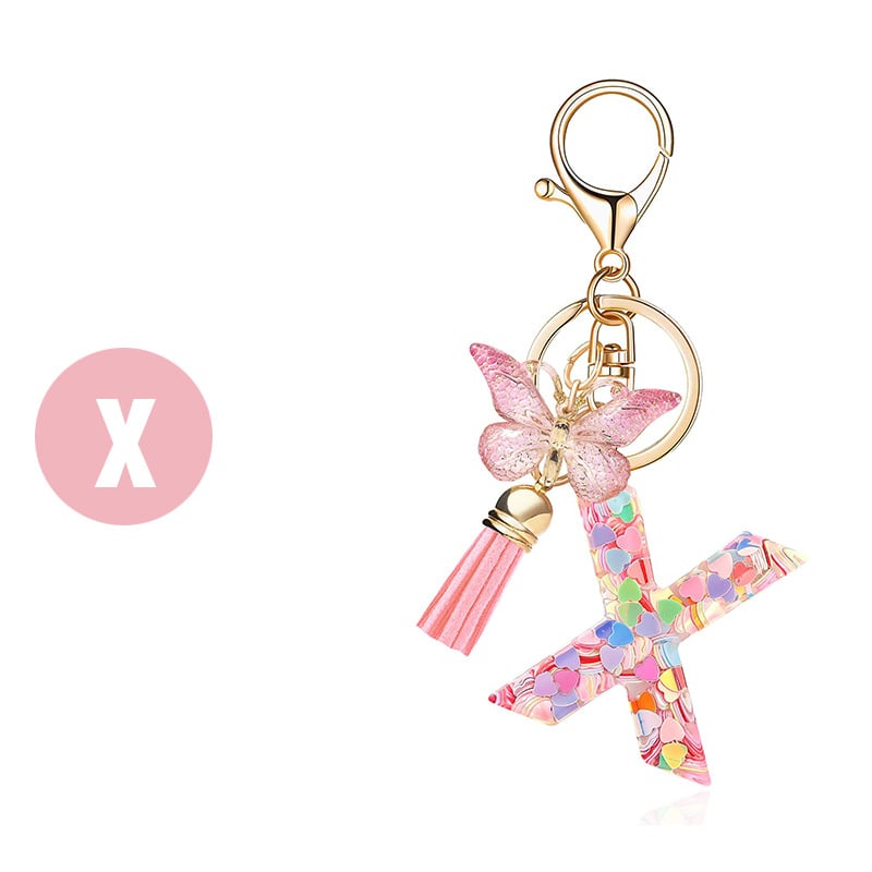 CharmKey – Personalized Initial Letter Keychain