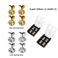 Buy 2 Pair get 2 Pair Free--4 pairs (Silver×2+Gold×2)