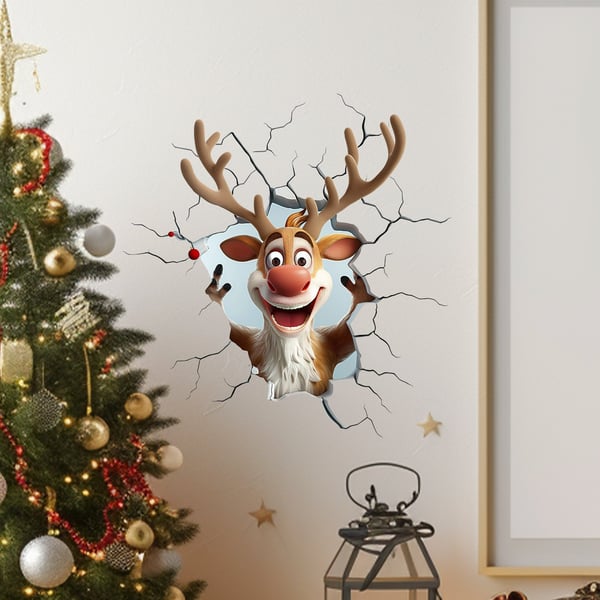 FestiveFun – 2D Creative Christmas Wall Stickers