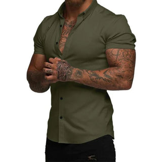 StrideFit – StretchTech Slim Shirt for Work & Workout