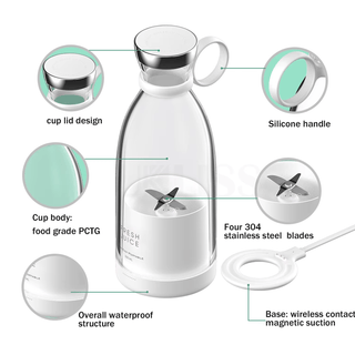 BlendCharge – Wireless Charging Portable Blender Cup