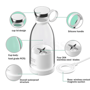 BlendCharge – Wireless Charging Portable Blender Cup