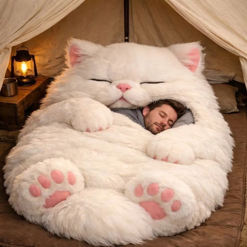 KittyNest - Plush & Warm Sleeping Bag