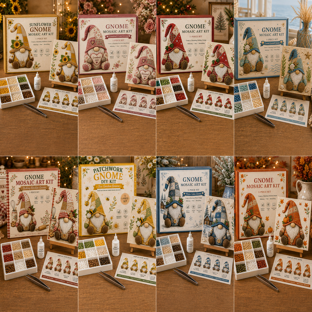 GnomeGlow – Handmade Mosaic Art Kit