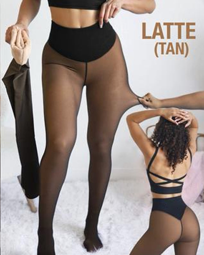FleeceVeil - Skin-Effect Sculpting Tights