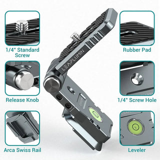 SnapSwitch - Folding L Plate for SLR Tripods