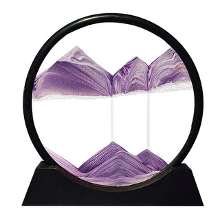 TranquilFlow – 3D Hourglass Sand Scene Gift