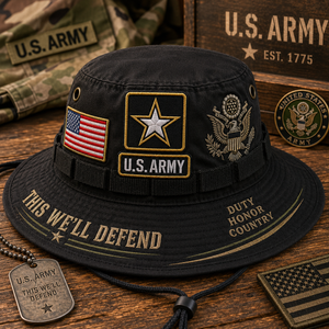 🇺🇸 Last Day Promo: 49% OFF 🎖️ - U.S. Army This We'll Defend Tribute Boonie Hat