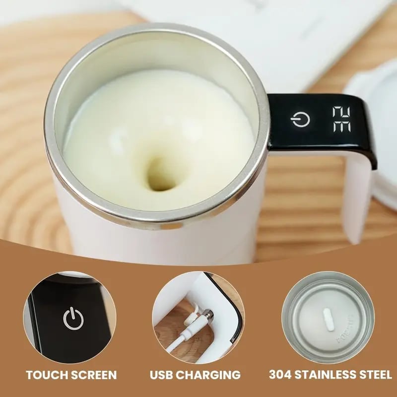 WhirlSip - Self-Stirring Mug with Smart Temperature Control