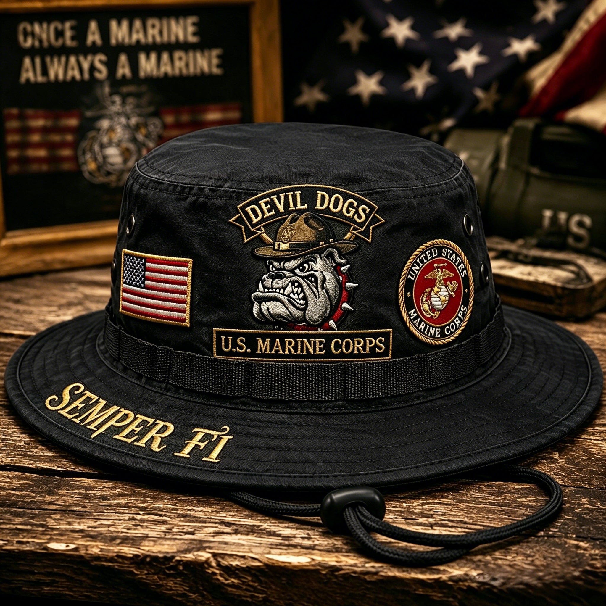 PatriotWear – Outdoor Military Tribute Boonie Hat
