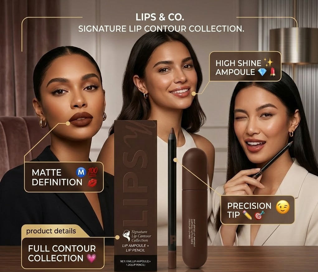 SculptShine – Signature Lip Contour Collection