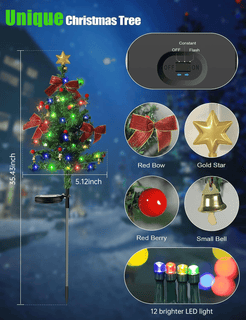 MerryGlow - Waterproof Solar Christmas Tree Lights