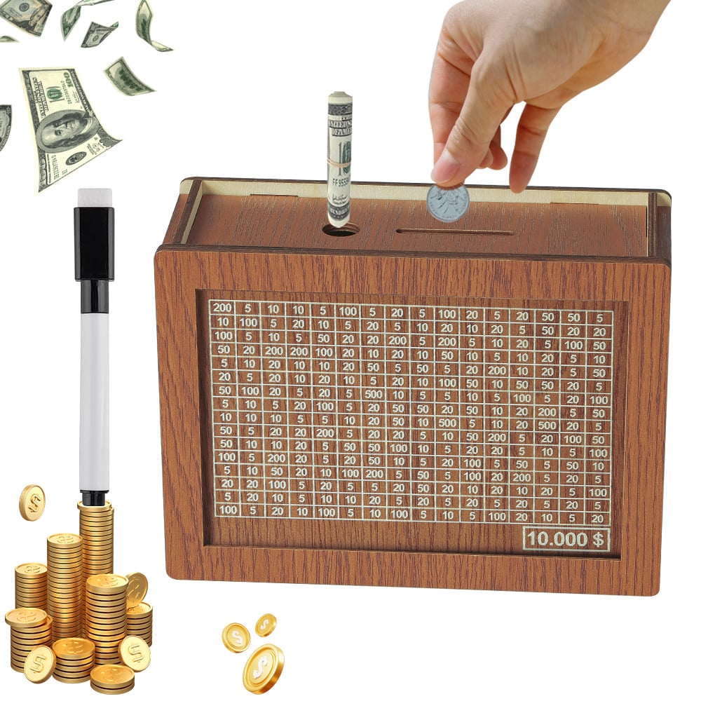 VaultCraft - Premium Wooden Savings Box