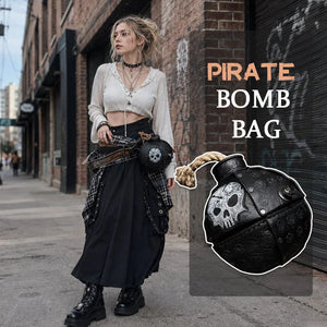ShadowFuse – Gothic Bomb Shape Fashion Crossbody Bag