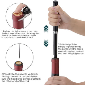 CorkLift - Precision Air Pressure Wine Opener