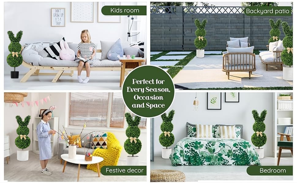 GreenHare - Decorative Bunny Topiary