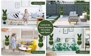 GreenHare - Decorative Bunny Topiary