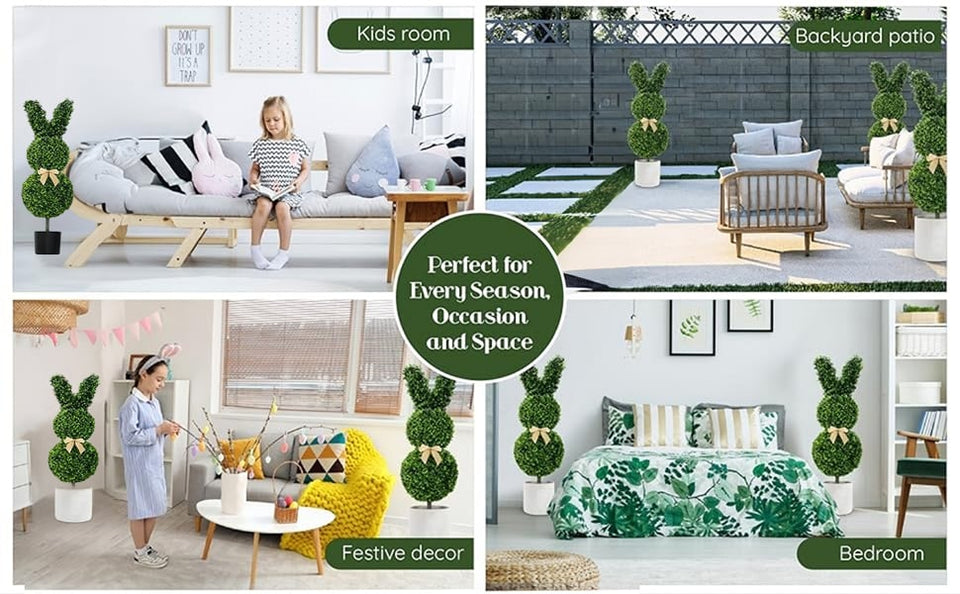 GreenHare - Decorative Bunny Topiary