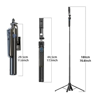 TrackPro – 360° Auto Face Tracking Selfie Stick Tripod