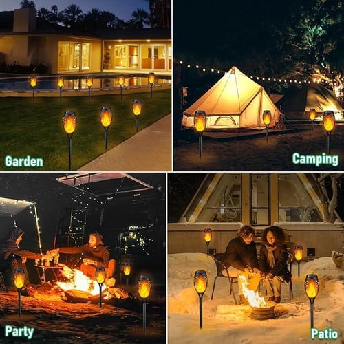 FlameGlow – Solar Powered Fire Design Garden Light