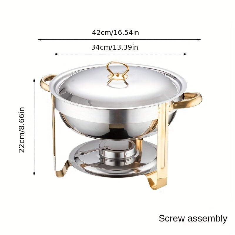 FeastGlow – Stainless Steel Chafing Dish Buffet Set