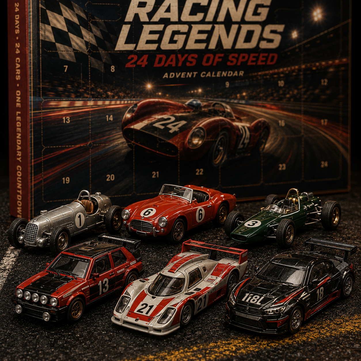 RaceVault – 24-Day Racing Legends Advent Calendar