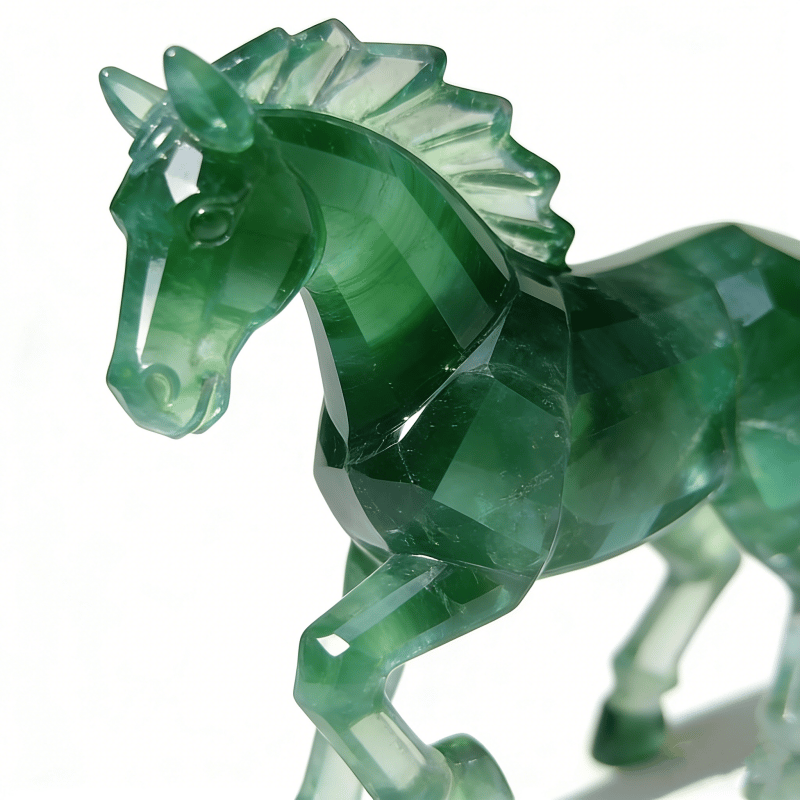 EmeraldSpirit – Lucky Aventurine Horse