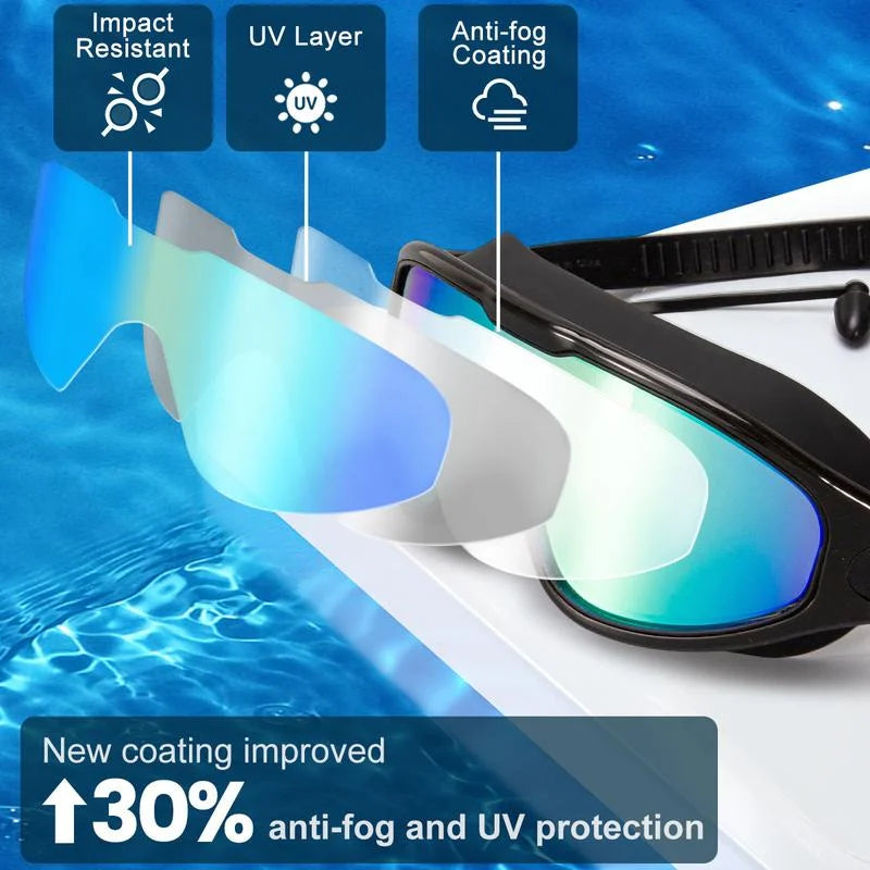 HydroGuard | Uni-Sex No Leak Swim Glasses