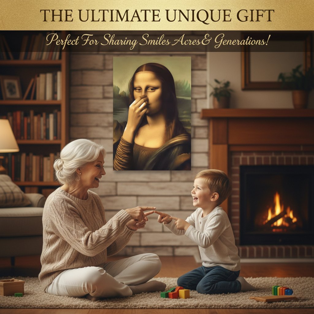 Renaissance Lady Holding Nose Bathroom Canvas Art