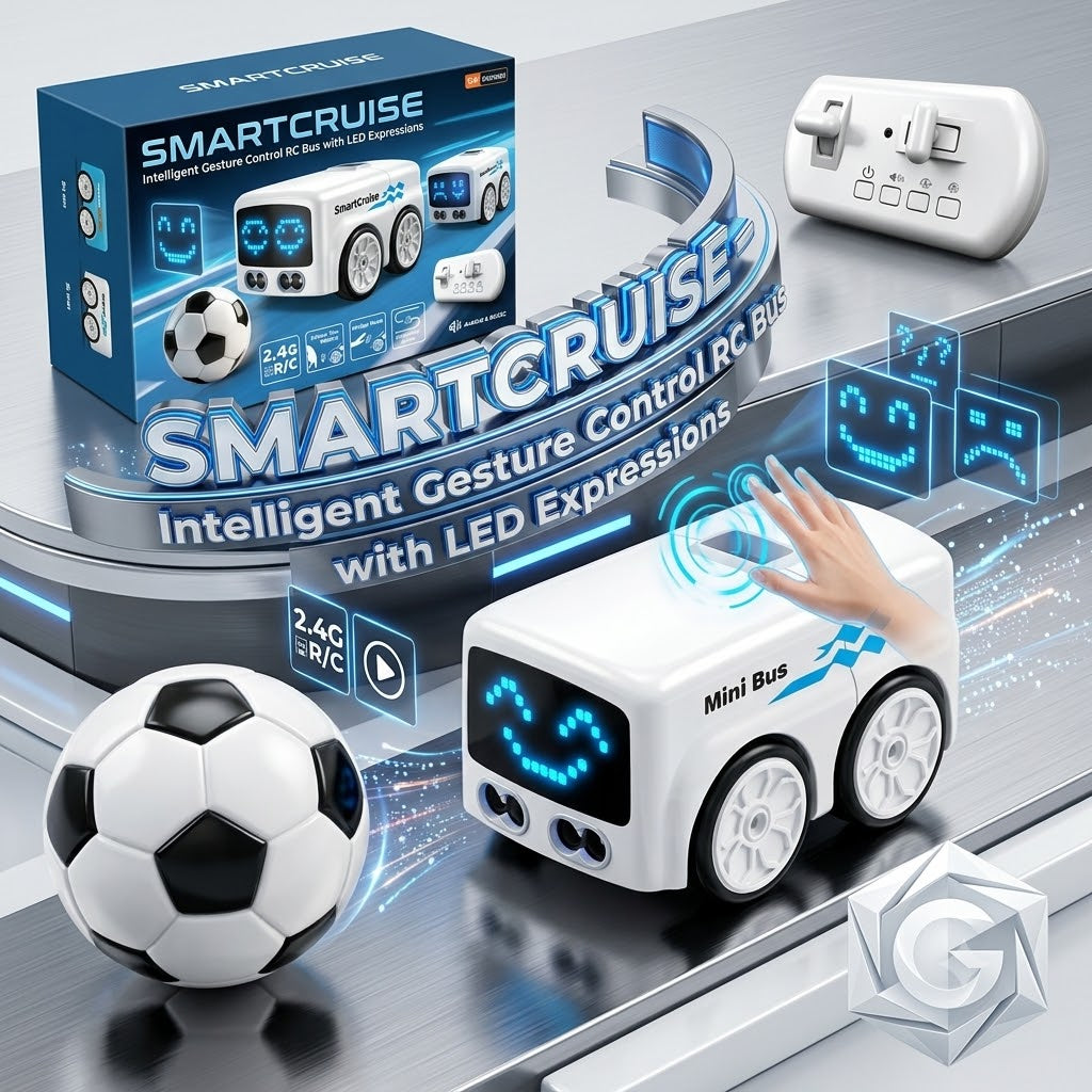 SmartCruise – Intelligent Gesture Control RC Bus with LED Expressions