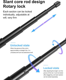 RideVision – Extendable Action Camera Selfie Stick