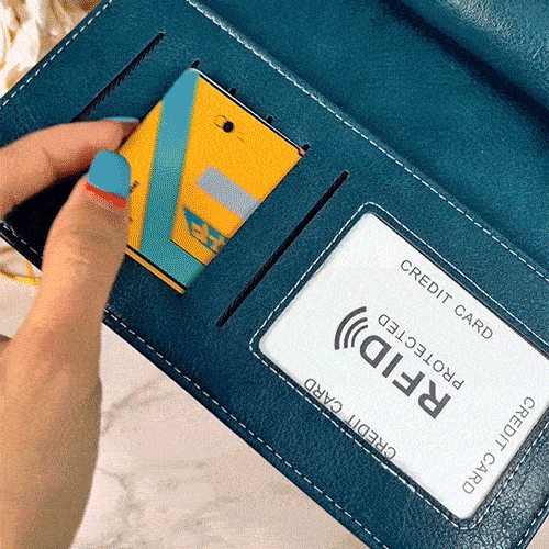 ShieldHold – Anti-Magnetic Long Wallet