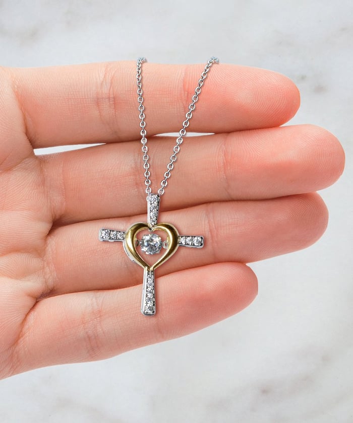 FaithGlow – Dancing Cross Necklace