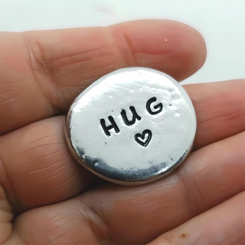 HeartCarry – Handcrafted Pewter Pocket Token