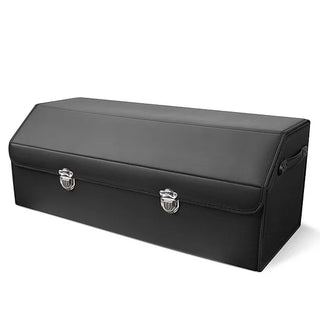 AutoNest - Elegant Leather Trunk Organization System