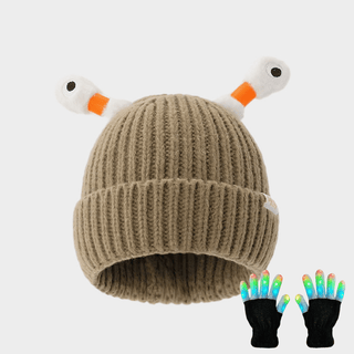 GlowChums Cozy Monster Knit Hat marnetic