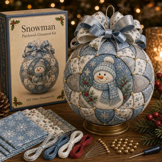 MerryStitch – Handmade Christmas Patchwork Ornament Kit