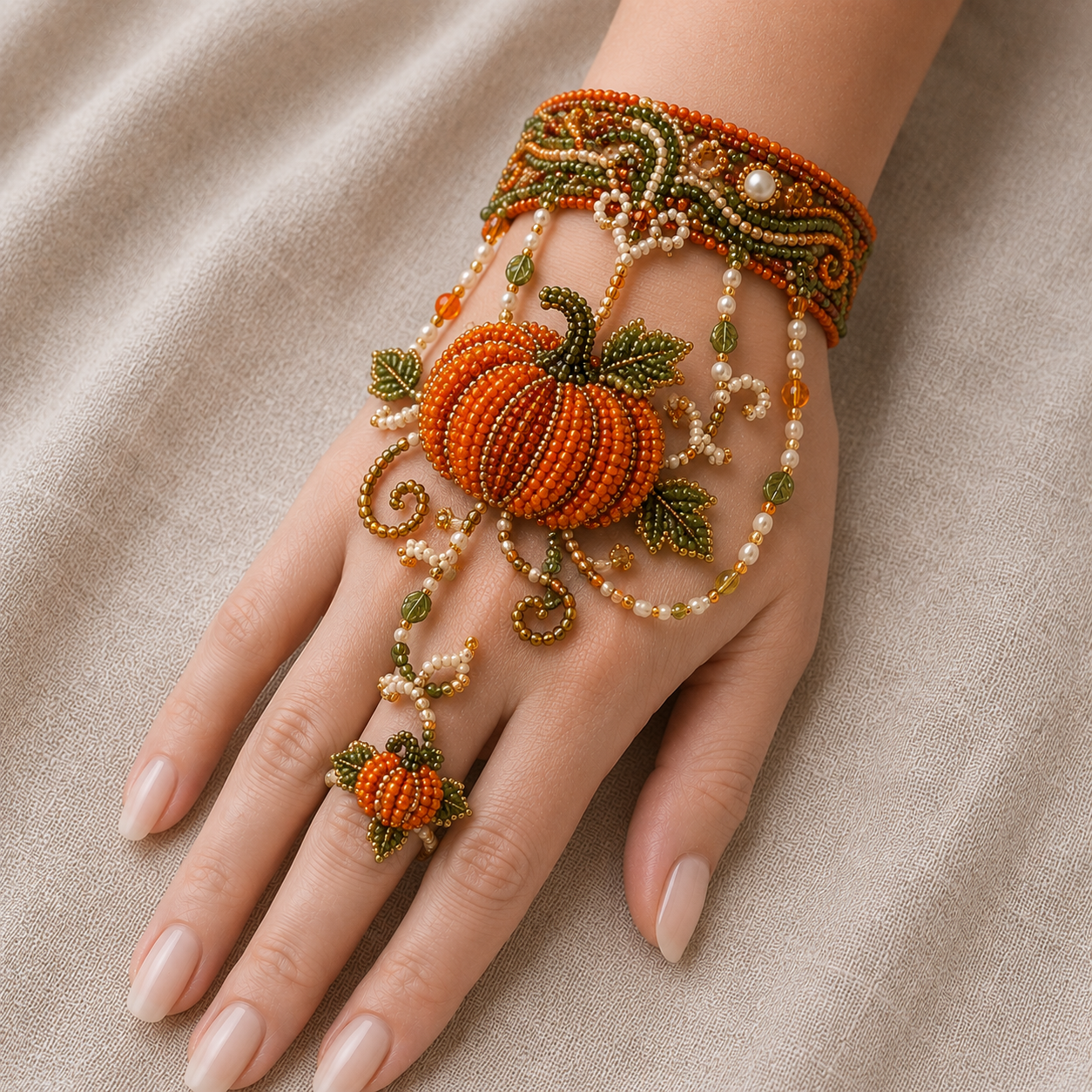 🔥 49% OFF – DIY Beaded Hand Bracelet Kit – Create Your Own Wearable Art🔥Last 4 hours🔥BUY 3 GET 1 FREE (Add 4 Pcs To Cart)