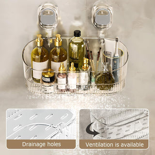 No-Drill Bathroom Suction Storage Box