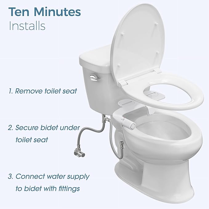 GentleJet – Smart Toilet Flusher with Dual Spray Modes