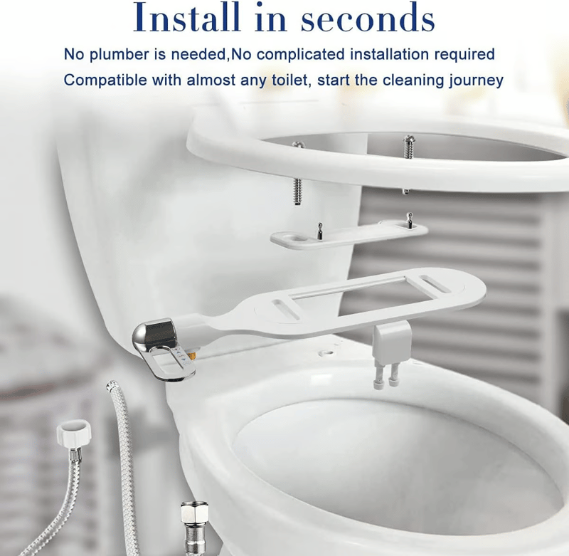 GentleJet – Smart Toilet Flusher with Dual Spray Modes
