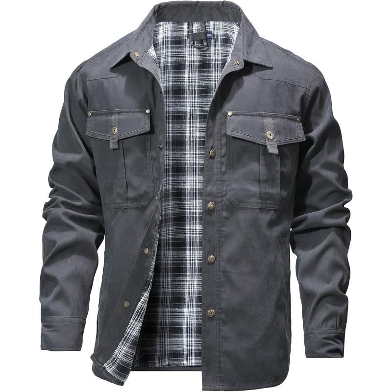 TimberRidge - Cozy Plaid Cold-Weather Jacket