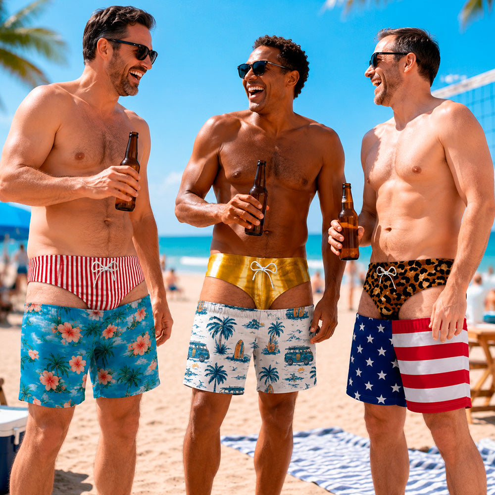 BeachBanter – Hilarious Optical Illusion Swim Trunks