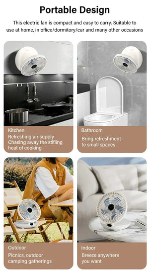 Household Dual-use Kitchen Fan marnetic