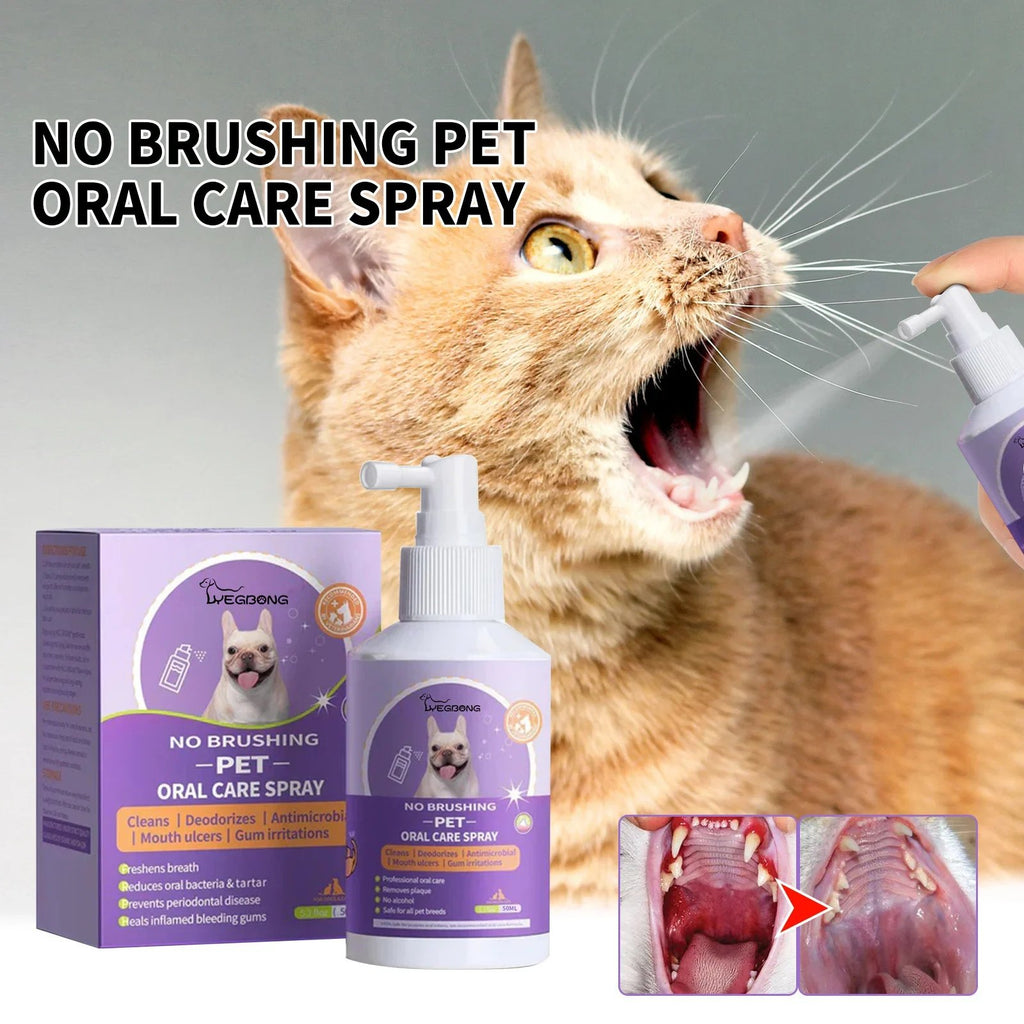 🔥LAST DAY PROMOTION - 49% OFF🔥Teeth Cleaning Spray for Dogs & Cats
