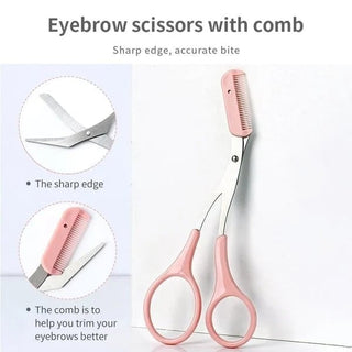 BrowEase – Precision Eyebrow Trimmer Scissor