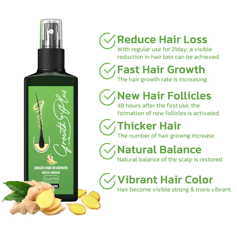 GingerGlow – Revitalizing Hair Growth Spray