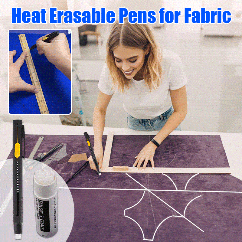 ThreadTrace – Heat Erasable Fabric Marker for Sewing & Embroidery