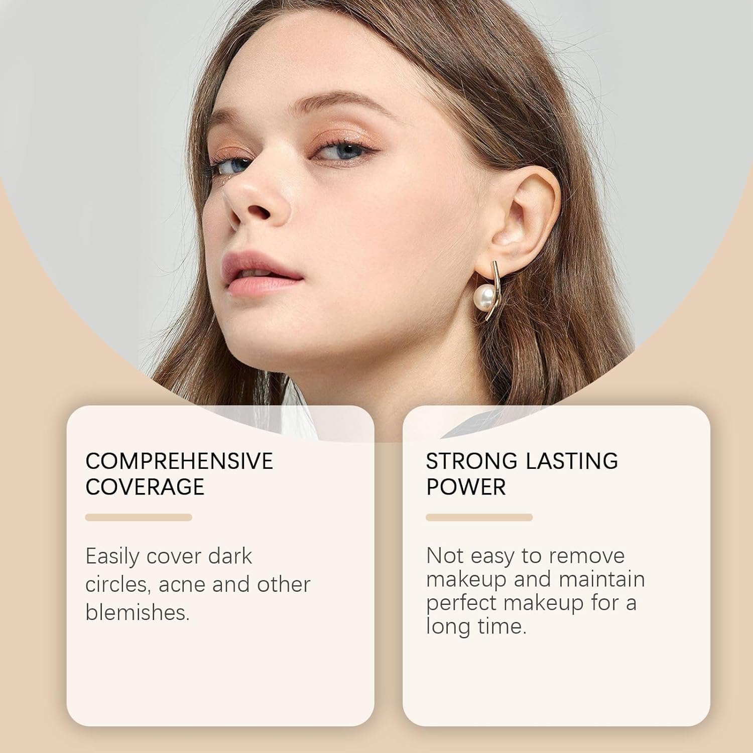 RadiantEyes – Brightening Cream Concealer for Fresh Look